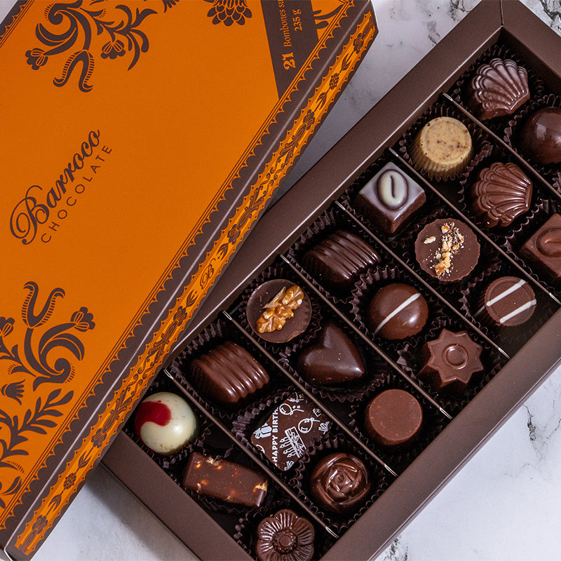 Caja Barroco de 21 bombones