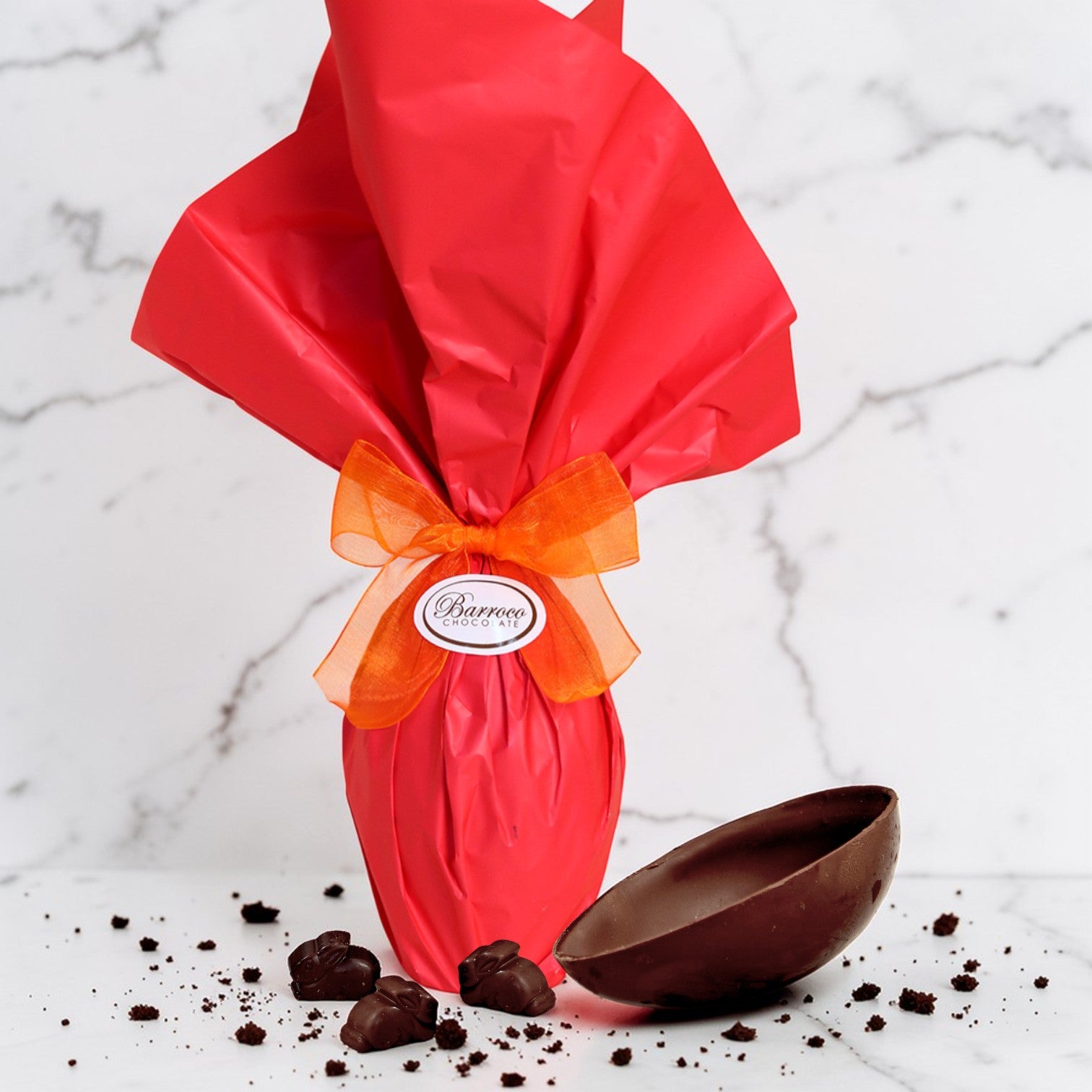 Huevo de chocolate sin azúcar