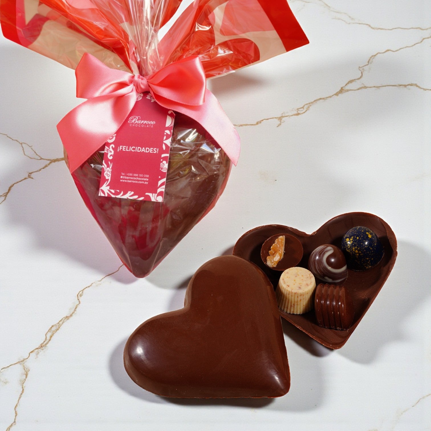 Corazón de chocolate