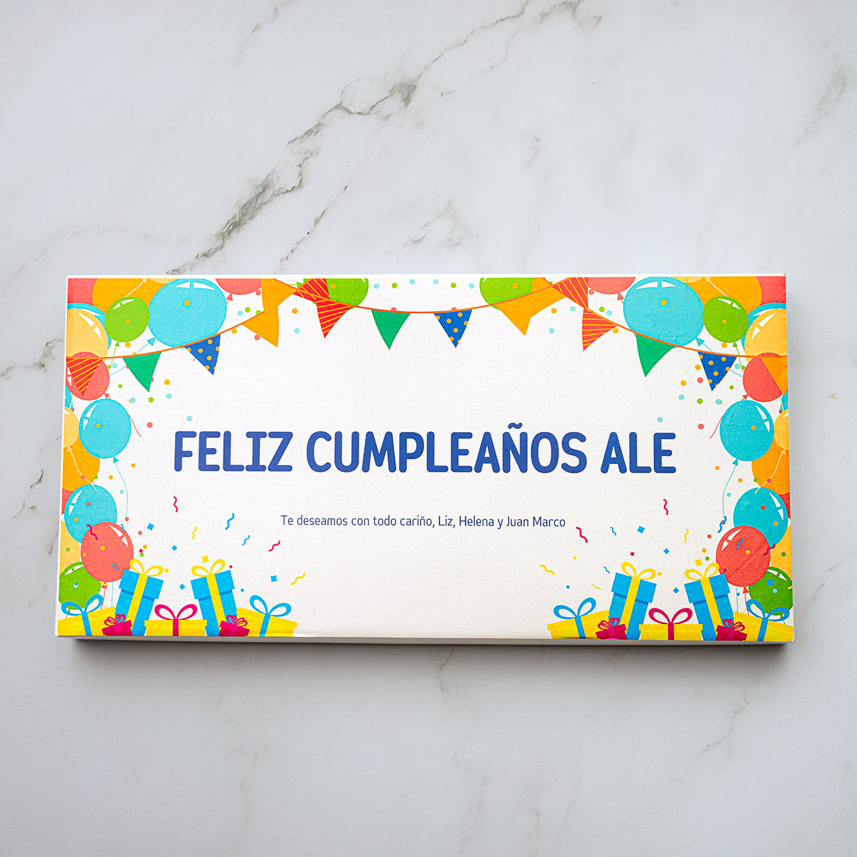 Cajas con mensajes personales