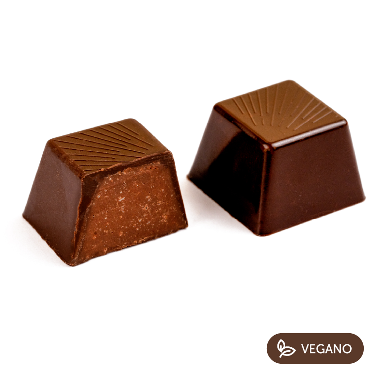 Bombón mousse de maní sin azúcar