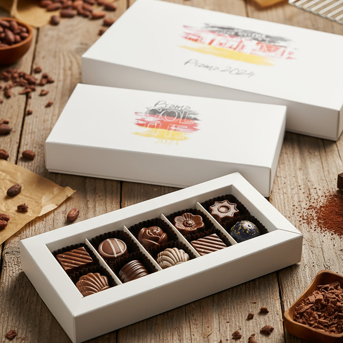 Caja de bombones personalizada